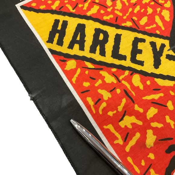 Vintage Harley Davidson Black Panther Bandana Wild and Free Made In USA … - Picture 16 of 17